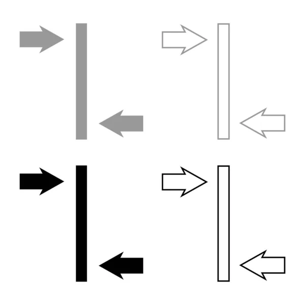 壁纸符号图标轮廓上的偏移图像图形标识集黑色灰色矢量图形平面样式简单图像 — 图库矢量图片