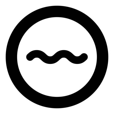 Duvar kağıdı sembol simgesi üzerindeki nem dirençli tanımlama dairesel yuvarlak siyah renk vektör illüstrasyonunda düz resim