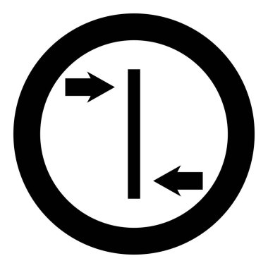 Duvar kağıdı simgesi simgesi üzerindeki resim deseni tanımlamasını dairesel yuvarlak siyah renk vektör illüstrasyonunda basit düz resim biçiminde karşıla