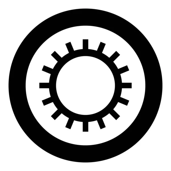 Good Light Fastness Designation Wallpaper Symbol Icon Circle Black Color — Stock Vector