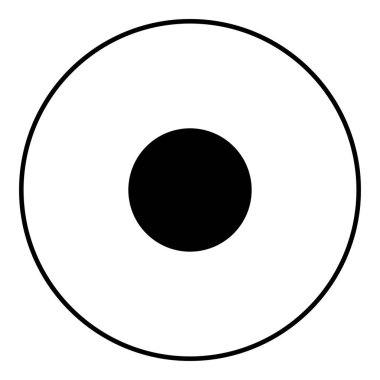 Elektrik sembolü yemek pişirme yüzeyleri çatal hedef paneli simgesi siyah renk vektör illüstrasyonu düz resim