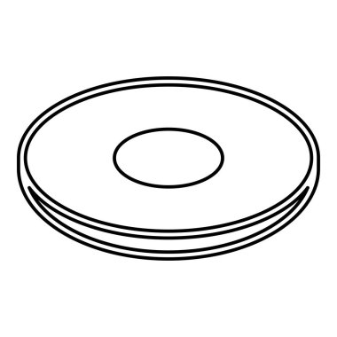Elektrik sembolü yemek pişirme yüzeyleri işaret utensil hedef paneli simgesi ana hatları siyah renk vektör çizimi düz resim biçimi