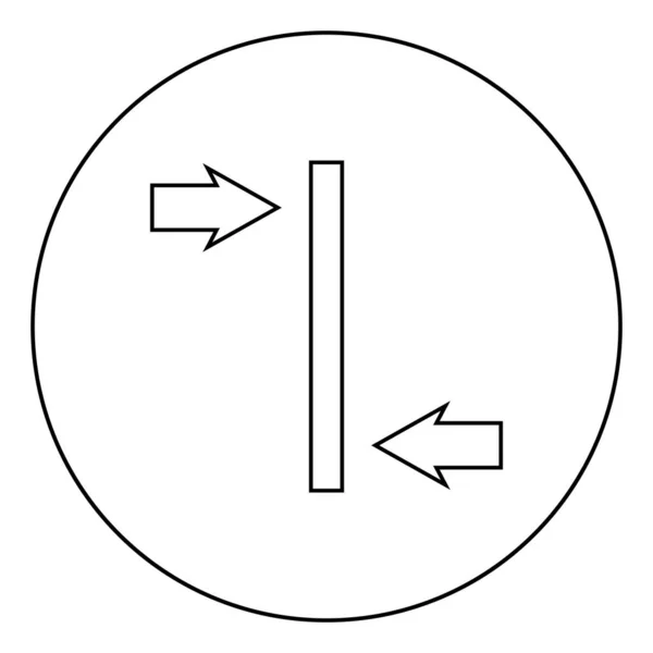 Modèle Image Décalée Désignation Sur Icône Symbole Papier Peint Cercle — Image vectorielle