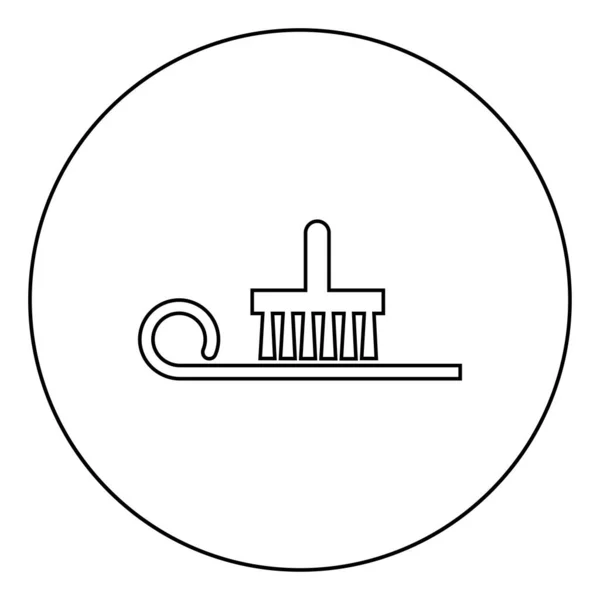 Glue Applied Wallpaper Designation Wallpaper Symbol Icon Circle Outline Black — Stock Vector