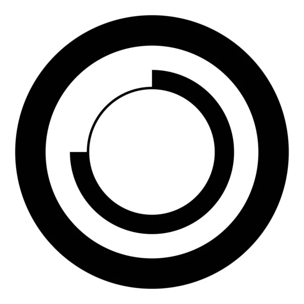 Techno Circle Modern Infographic Concept Tecnologia Futurista Criativa Abstrata Ícone — Vetor de Stock