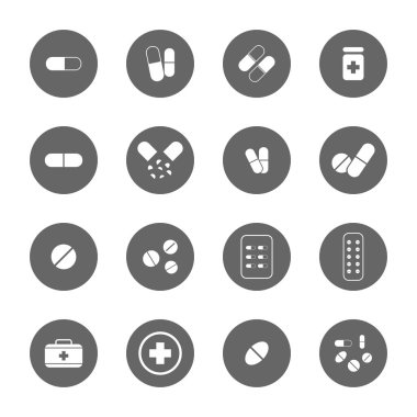 Uyuşturucu Icons set
