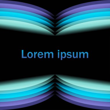 Mavi tonu soyut eğrisi dalgalı arka plan