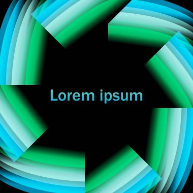 yeşil mavi tonu soyut eğrisi dalgalı güneş arka plan