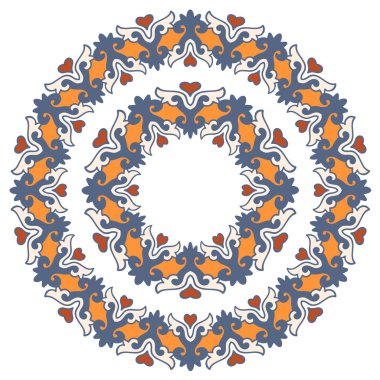 Güzel mandala. Yuvarlak dekoratif desen.