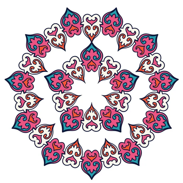 Mandala bonita. Padrão ornamental redondo . — Vetor de Stock