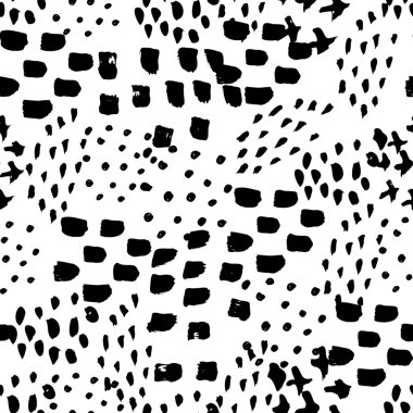 El çizimi soyut ve pürüzsüz desen