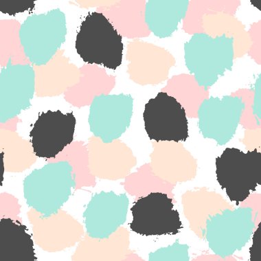 El çizimi soyut ve pürüzsüz desen