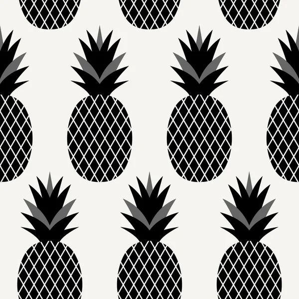 Modèle d'ananas sans couture — Image vectorielle