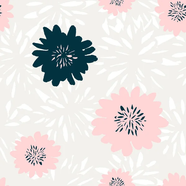 꽃 요소와 패턴 벡터 그래픽