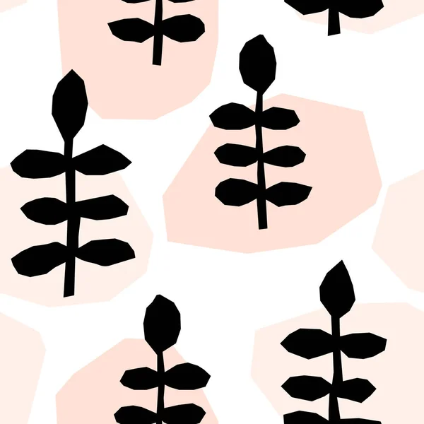 Soyut çiçek desenli — Stok Vektör