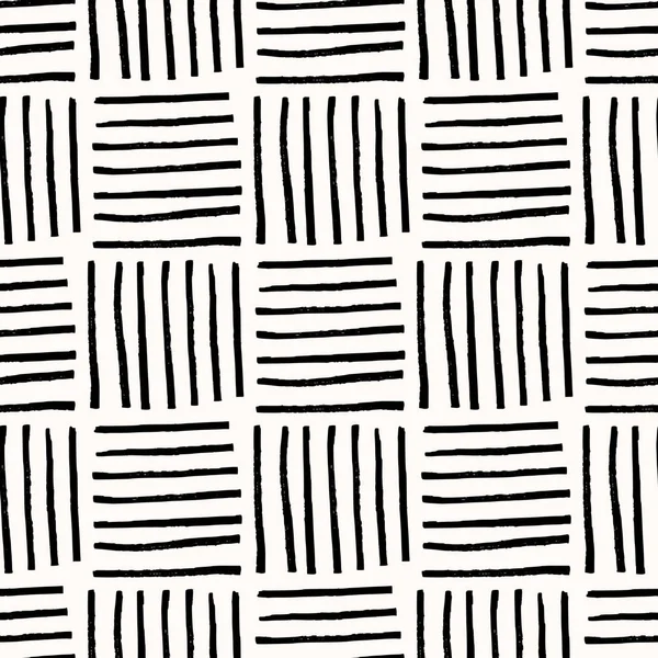 Handritat abstrakt sömlöst mönster Stockillustration
