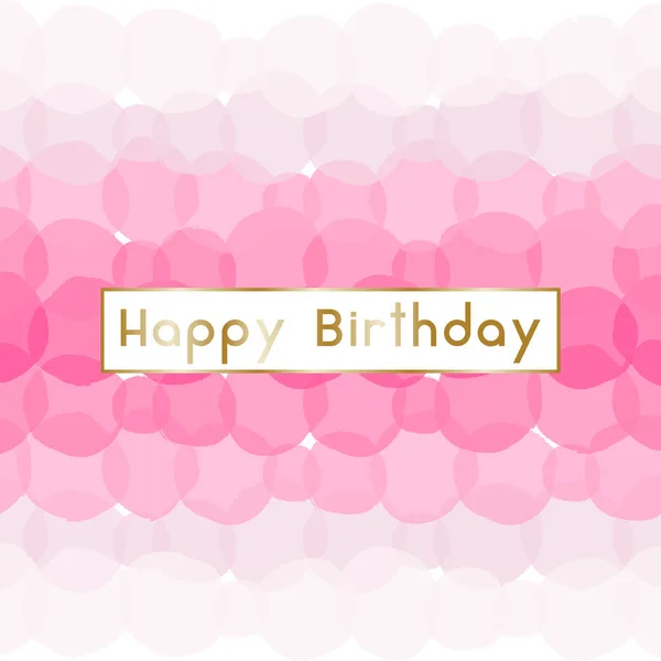 Birthday Greeting Card Design — Stock Vector