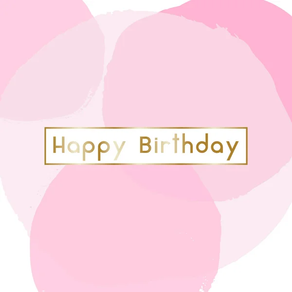 Birthday Greeting Card Design — Stock Vector