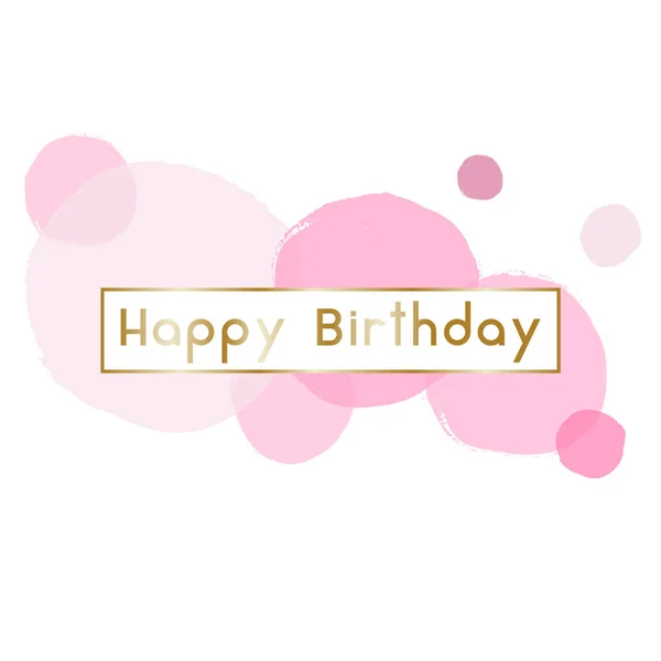 Birthday Greeting Card Design — Stock Vector