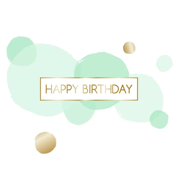 Doğum günü tebrik kartı tasarımı — Stok Vektör