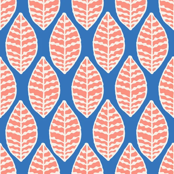 Muster abstrakter Blätter — Stockvektor