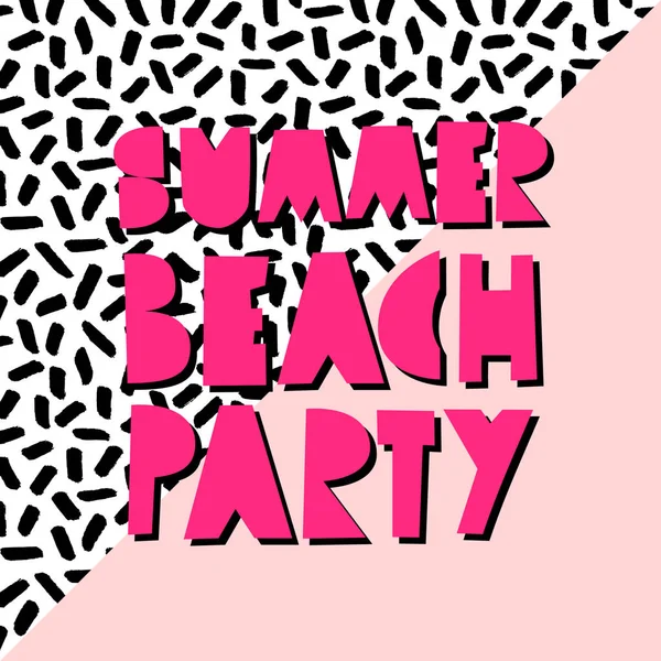 Yaz plaj partisi tasarım