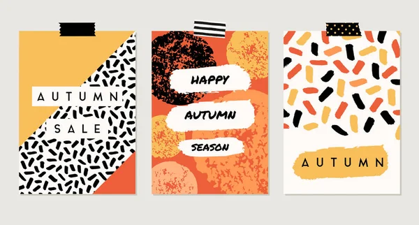 Automne Designs Collection — Image vectorielle