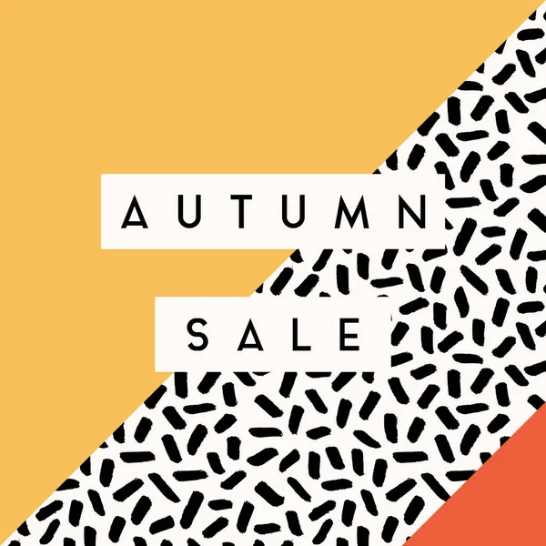 Otoño venta diseño — Vector de stock