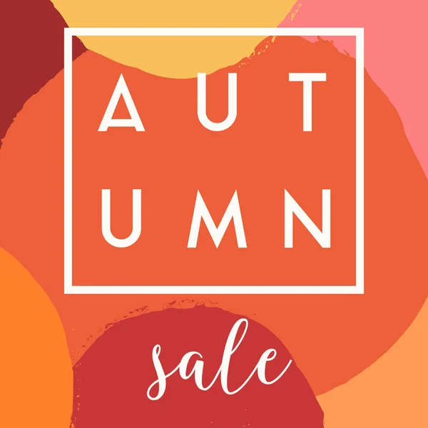 Autunno vendita design — Vettoriale Stock