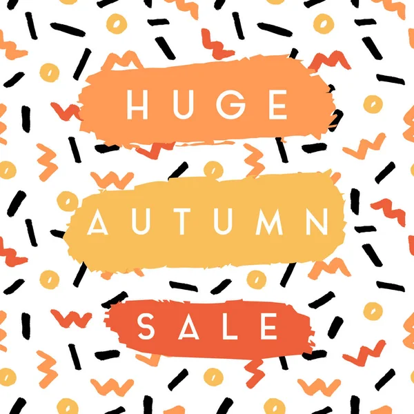 Conception de vente automne Illustration De Stock