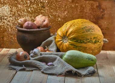 Kırsal natürmort tarım ürünleri