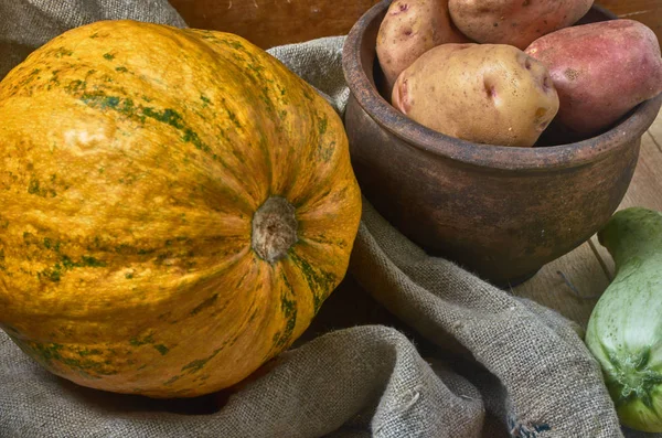 Rural still life from agricultural products