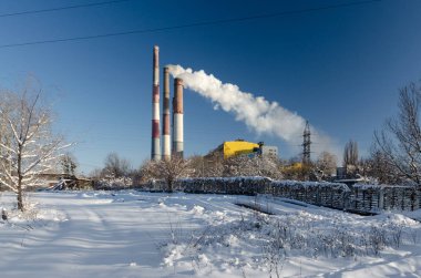 Zmievskaya termik santrali. Şirket Centrenergo. Khark