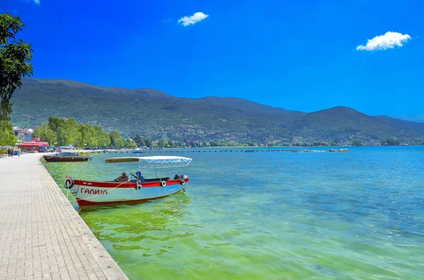 Lago ohrid, Macedonia — Foto de Stock