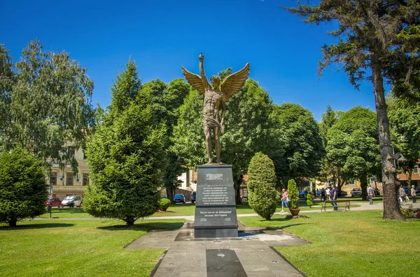 Monumento "Ángel" Bitola Macedonia Imagen De Stock