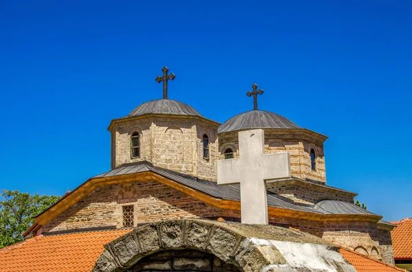 Cruces en el monasterio de Slepce, Demir Hisar, Macedonia — Foto de Stock