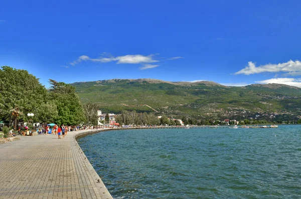 Lago Ohrid, Macedonia — Foto de Stock