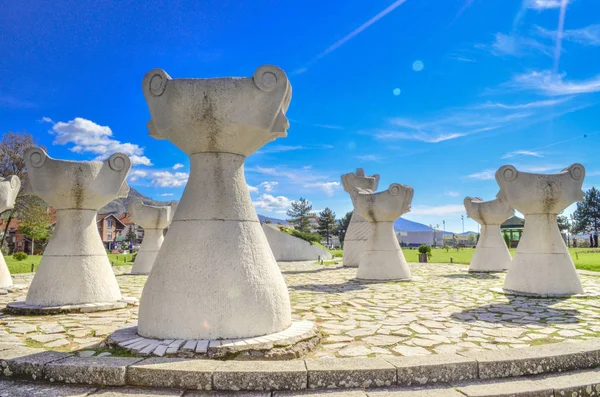 Prilep - Macedonia - Parque de la Revolución — Foto de Stock