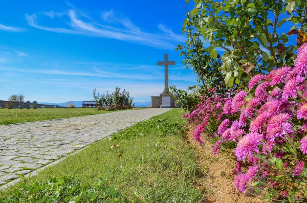 Немецкое кладбище Prilep, Macedonia — стоковое фото