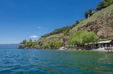 Ohrid, Makedonya - Kaneo - Ohri Gölü ve eski şehir