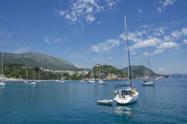 Playa Valtos - Mar Jónico - Parga, Preveza, Epiro, Grecia —  Fotos de Stock