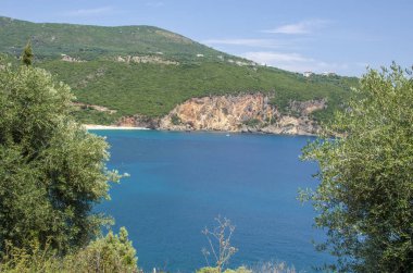 Lichnos Beach - İyon Denizi - Parga, Preveza, Epirus, Yunanistan