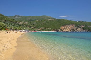 Lichnos Beach - İyon Denizi - Parga, Preveza, Epirus, Yunanistan