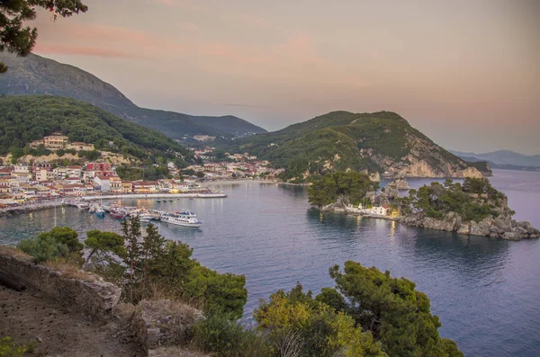 Mar Jónico - Parga, Preveza, Epiro, Grecia — Foto de Stock