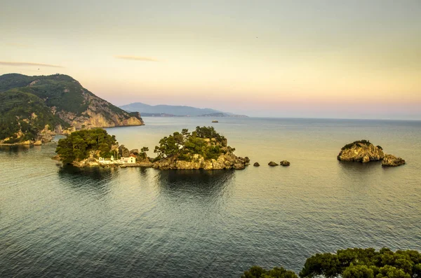 Mar Jónico - Parga, Preveza, Epiro, Grecia — Foto de Stock