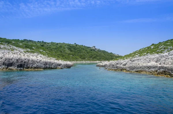 Isla de Paxos Mar Jónico Grecia — Foto de Stock