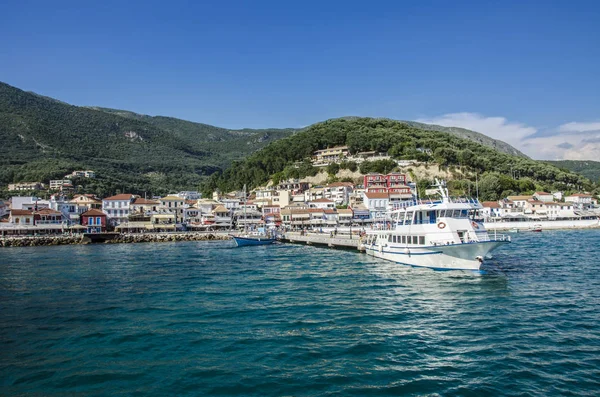 Ciudad Parga Mar Jónico Preveza Epiro Grecia — Foto de Stock