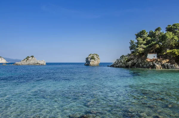 Mar Jónico - Parga, Preveza, Epiro, Grecia — Foto de Stock