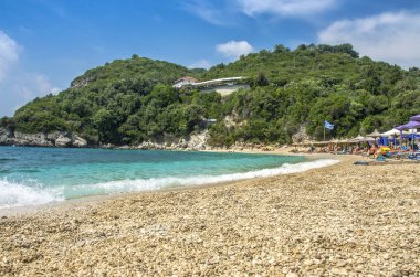 Sarakiniko Beach - Parga, Preveza, Epirus, Yunanistan