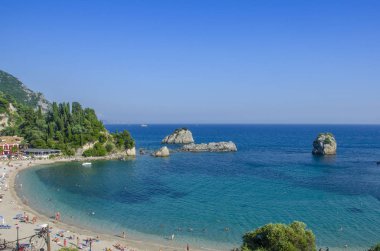 Yunanistan - Parga - İyon Denizi - City beach
